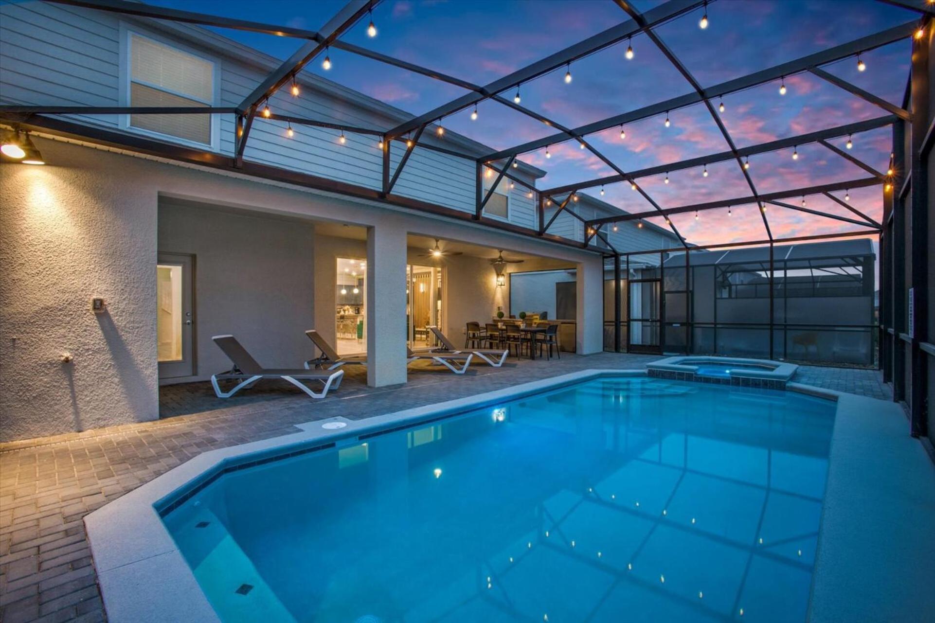 Orlando Villa 6463: Luxurious 10-Bedroom Retreat Davenport Exterior foto